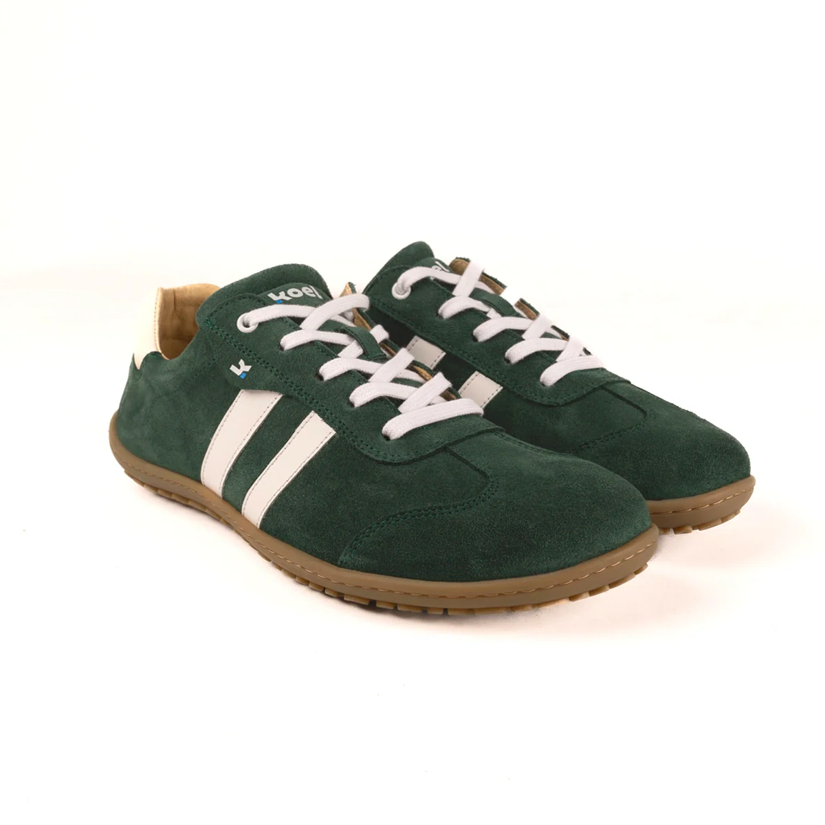 Men Sneakers Ilo Suede (green & white) - Image 4