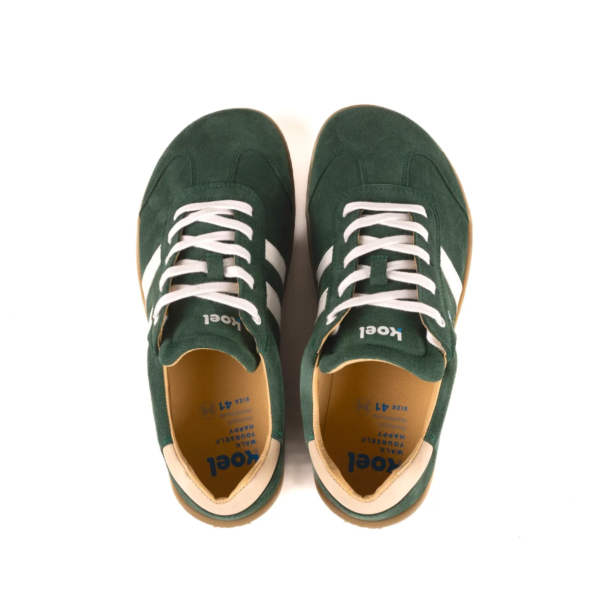Men Sneakers Ilo Suede (green & white) - Image 2