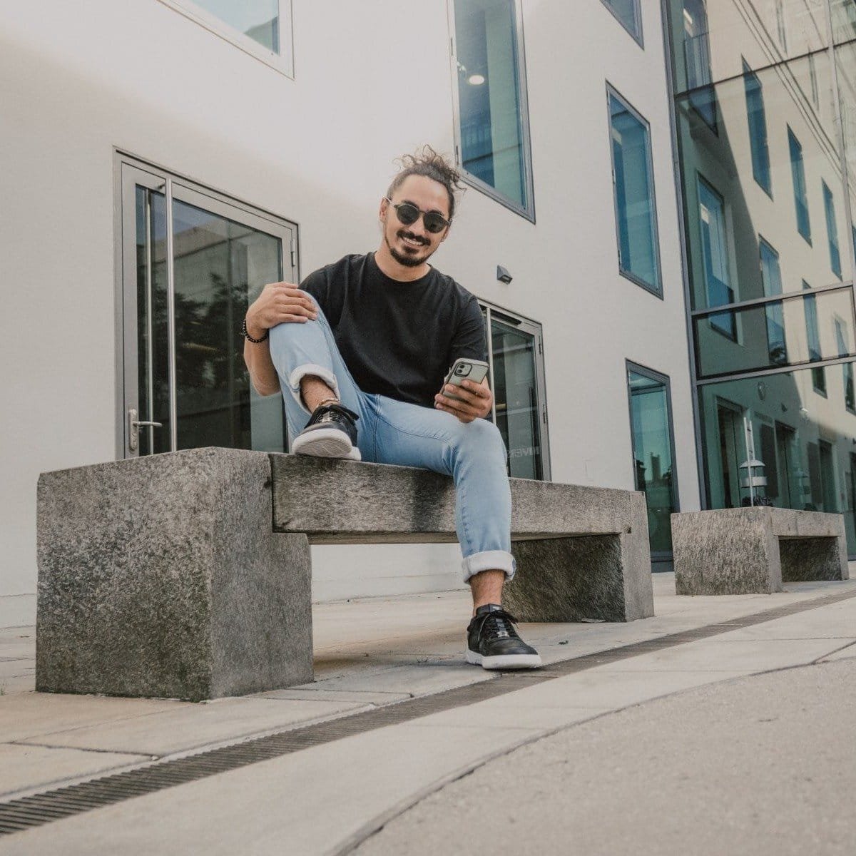 Sneakers Barebarics Zing (black & white) - Image 9